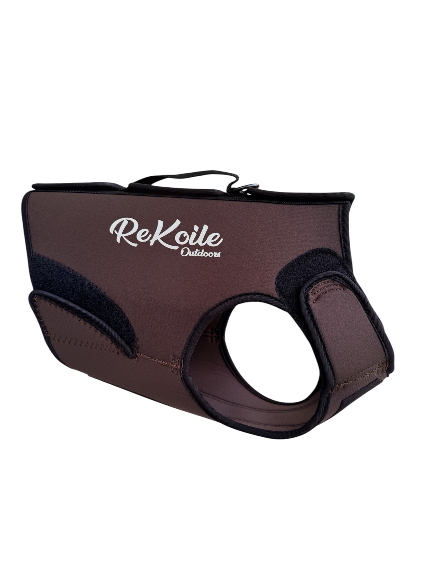 Solid Brown 2.0 ReKoile Sure Fit Waterfowl Dog Vest | ReKoile Outdoors