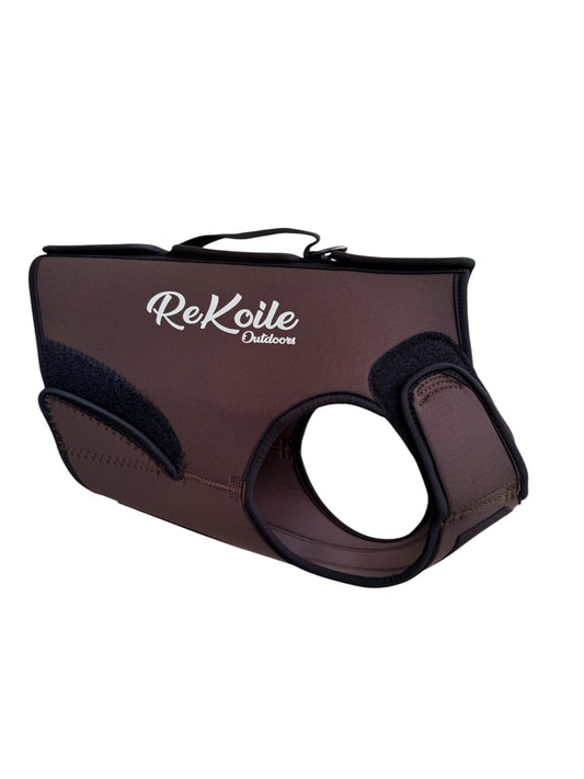 Solid Brown 2.0 ReKoile Sure Fit Waterfowl Dog Vest | ReKoile Outdoors