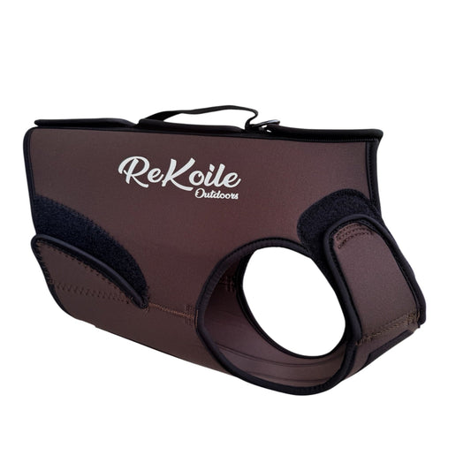 Solid Brown 2.0 ReKoile Sure Fit Waterfowl Dog Vest | ReKoile Outdoors