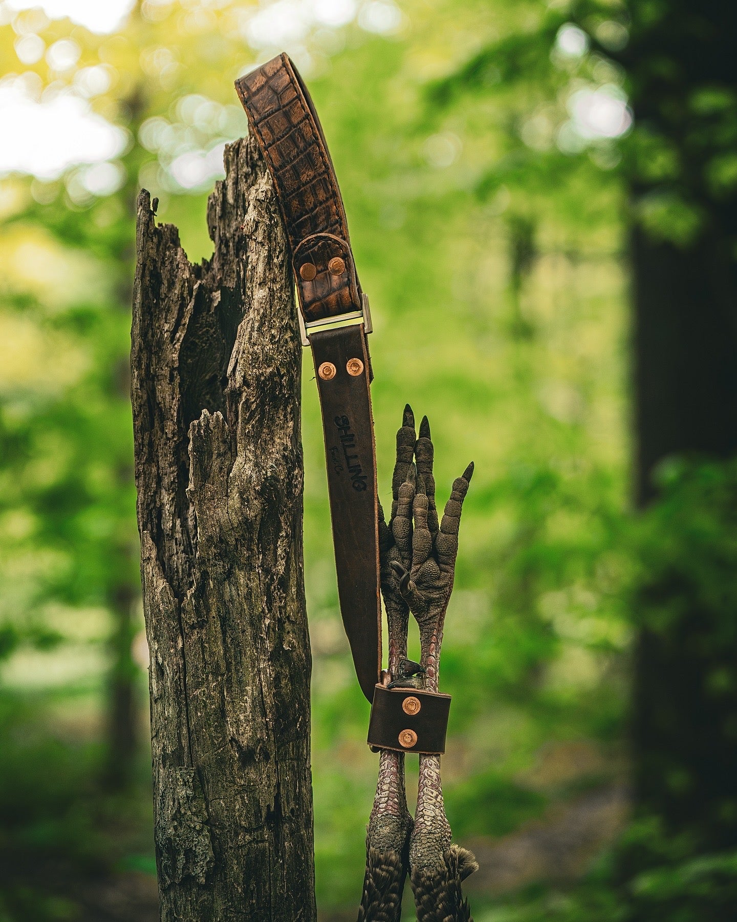 Custom Leather Turkey Tote