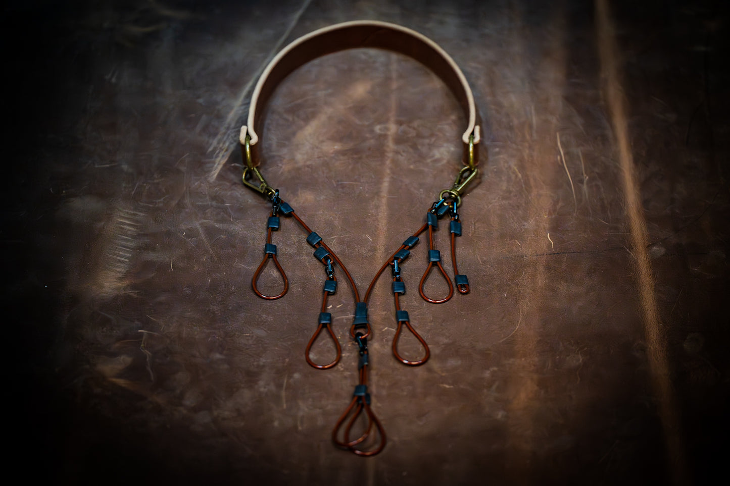 Bare Leather Call Lanyard